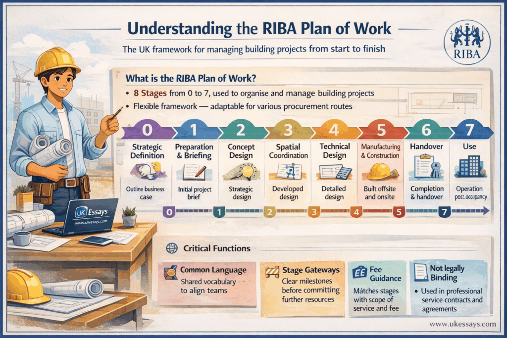 Understanding the RIBA plan of work infographic